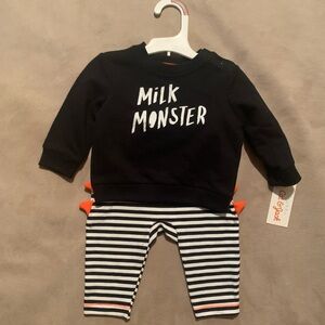 Milk Monster 2-piece Outfit - size 3-6 Mos